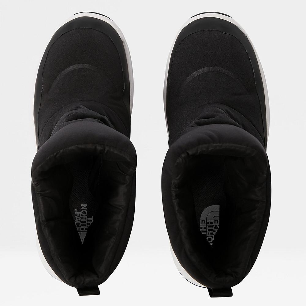 Zimne Topanky The North Face Nuptse Boots II Damske Čierne Biele | WYK-532846
