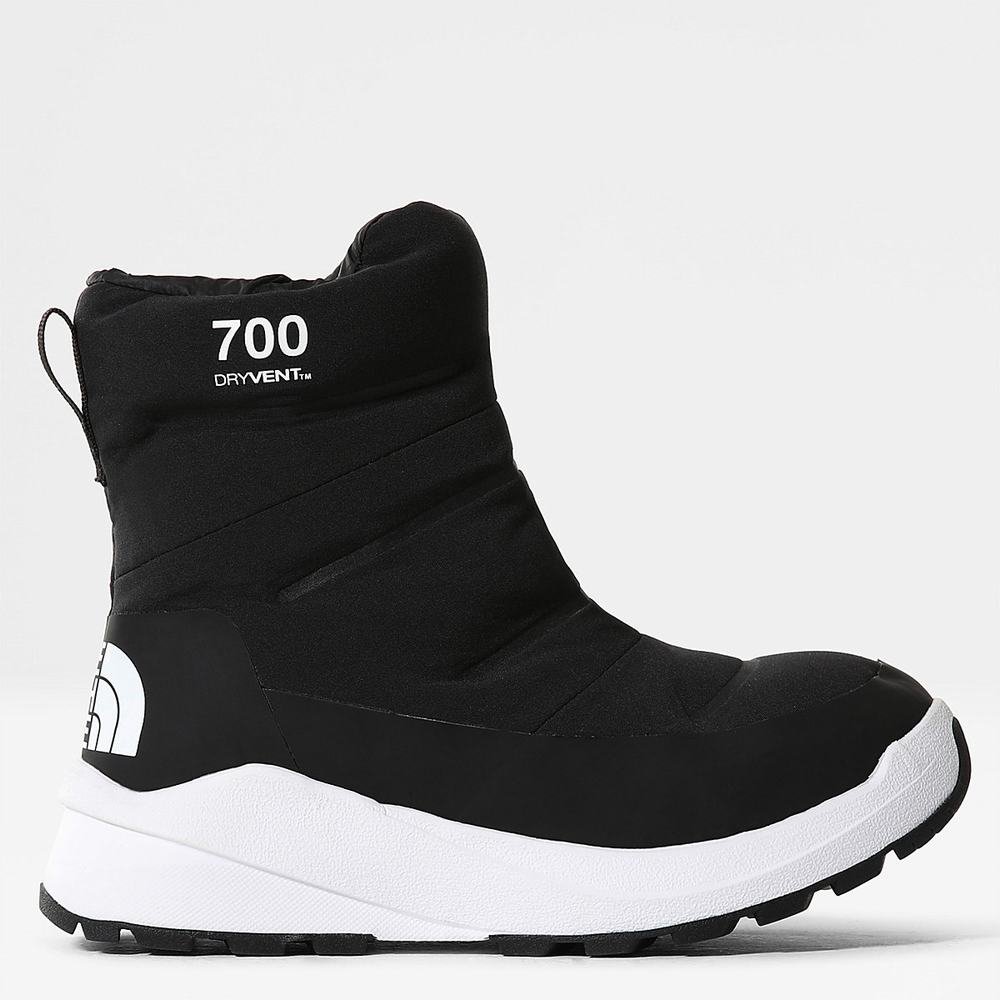 Zimne Topanky The North Face Nuptse Boots II Damske Čierne Biele | WYK-532846