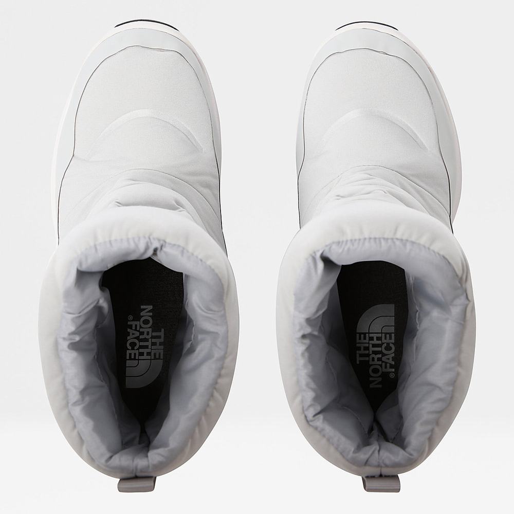 Zimne Topanky The North Face Nuptse Boots II Damske Siva Biele | YFH-564079