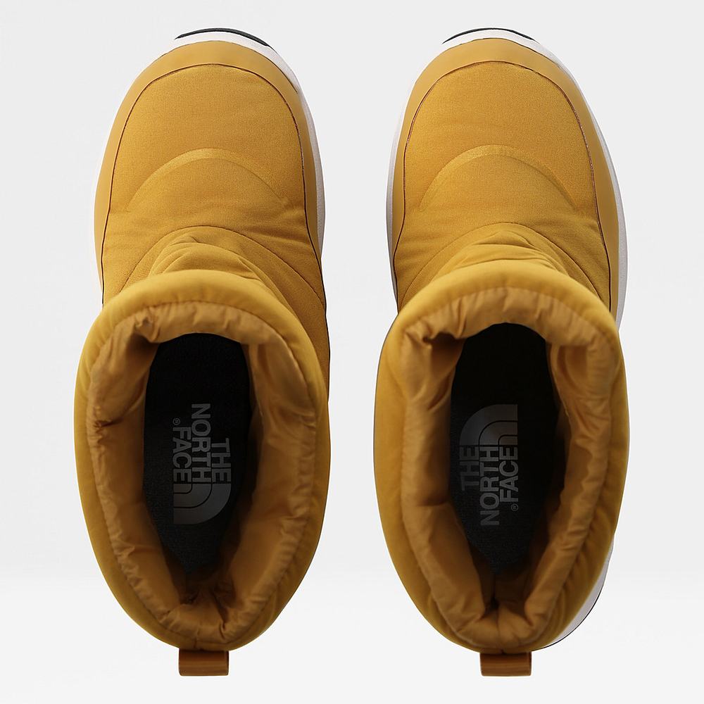 Zimne Topanky The North Face Nuptse Boots II Damske Žlté | ZWD-968043