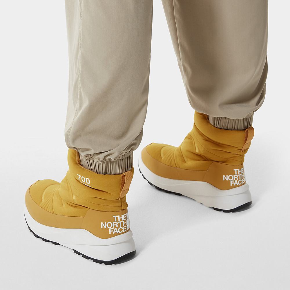 Zimne Topanky The North Face Nuptse Boots II Damske Žlté | ZWD-968043