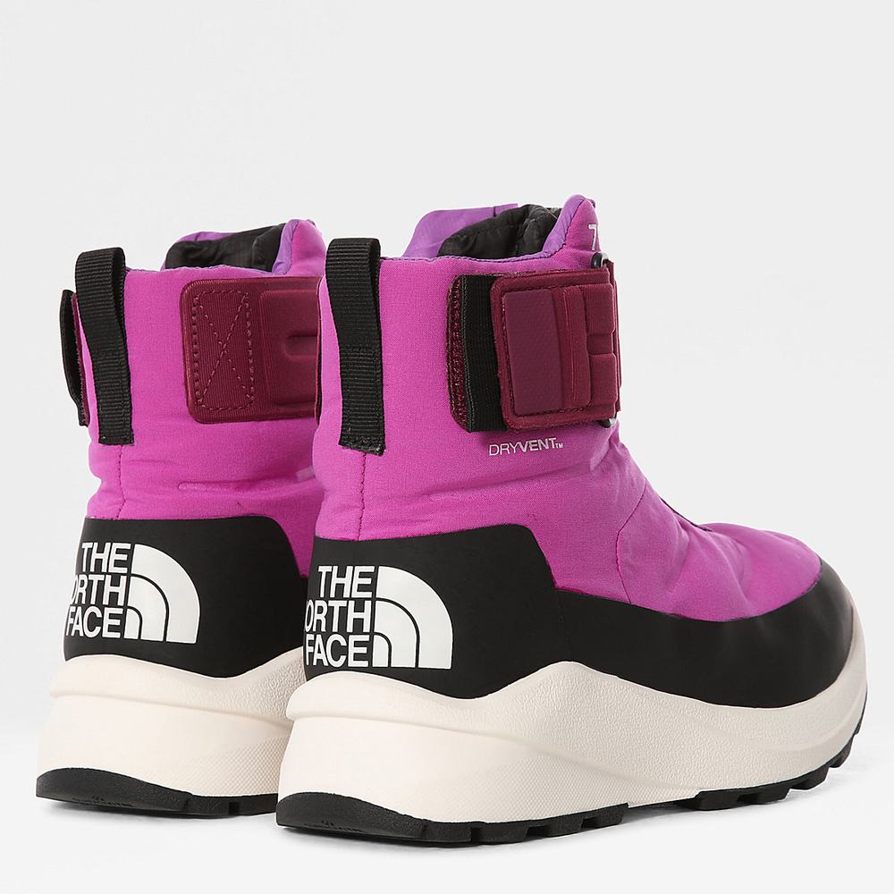 Zimne Topanky The North Face Nuptse Remienkove Booties II Damske Ruzove | OJW-814267