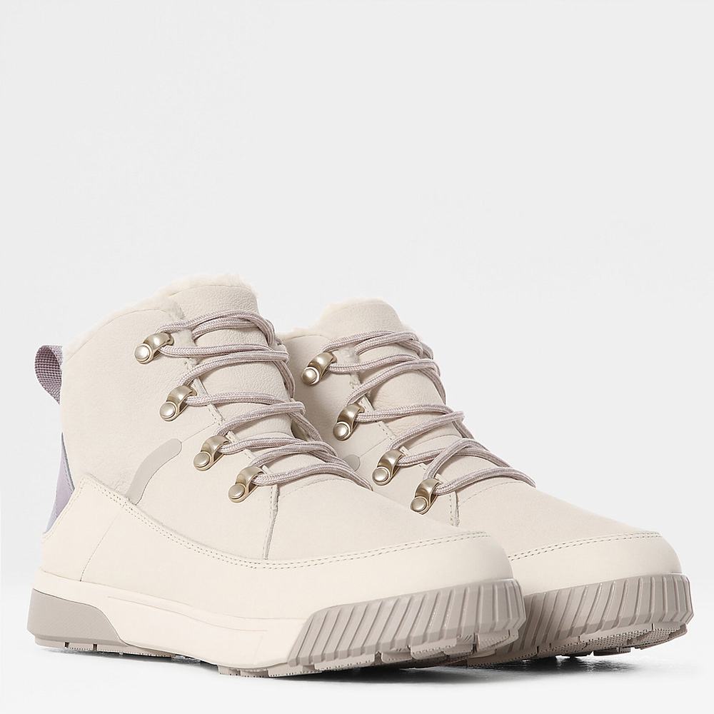 Zimne Topanky The North Face Sierra Damske Biele Strieborne Siva | PKW-571348