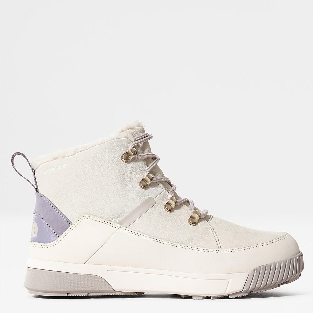 Zimne Topanky The North Face Sierra Damske Biele Strieborne Siva | PKW-571348
