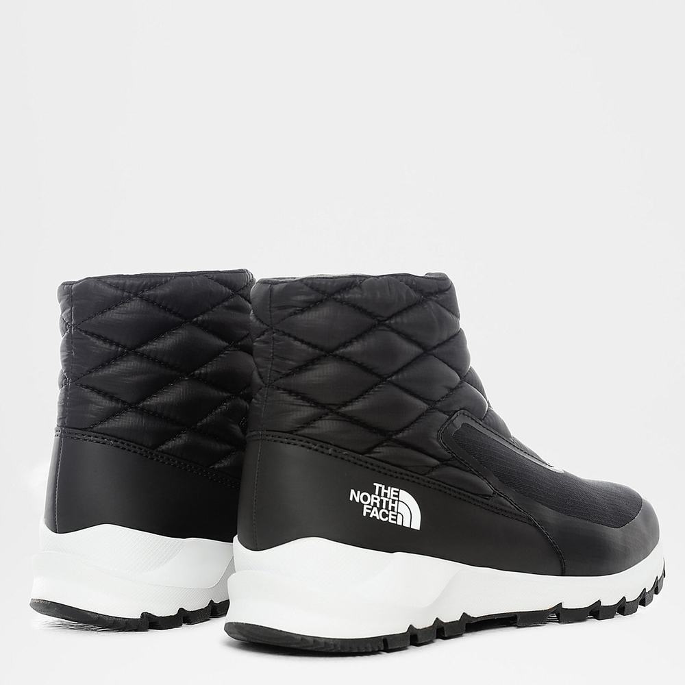 Zimne Topanky The North Face THERMOBALL™ Progressive Zip-Up Damske Čierne Biele | AIQ-897246