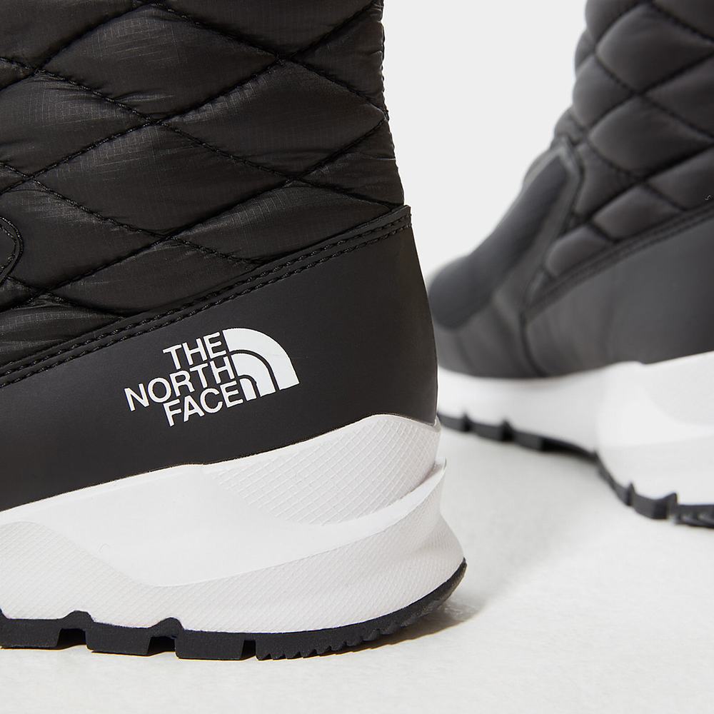 Zimne Topanky The North Face THERMOBALL™ Progressive Zip-Up Damske Čierne Biele | AIQ-897246