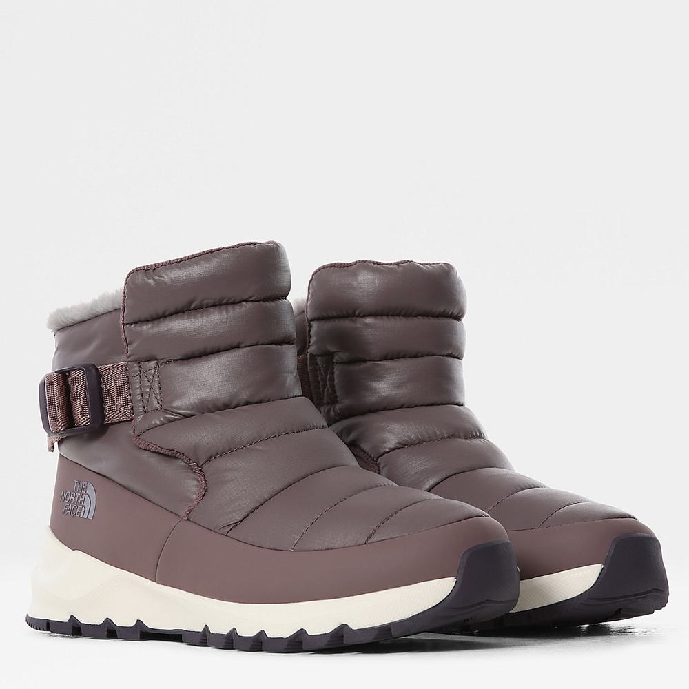 Zimne Topanky The North Face THERMOBALL™ Pull-On Damske Tmavo Siva Nachový Tmavo Nachový | SUK-872695