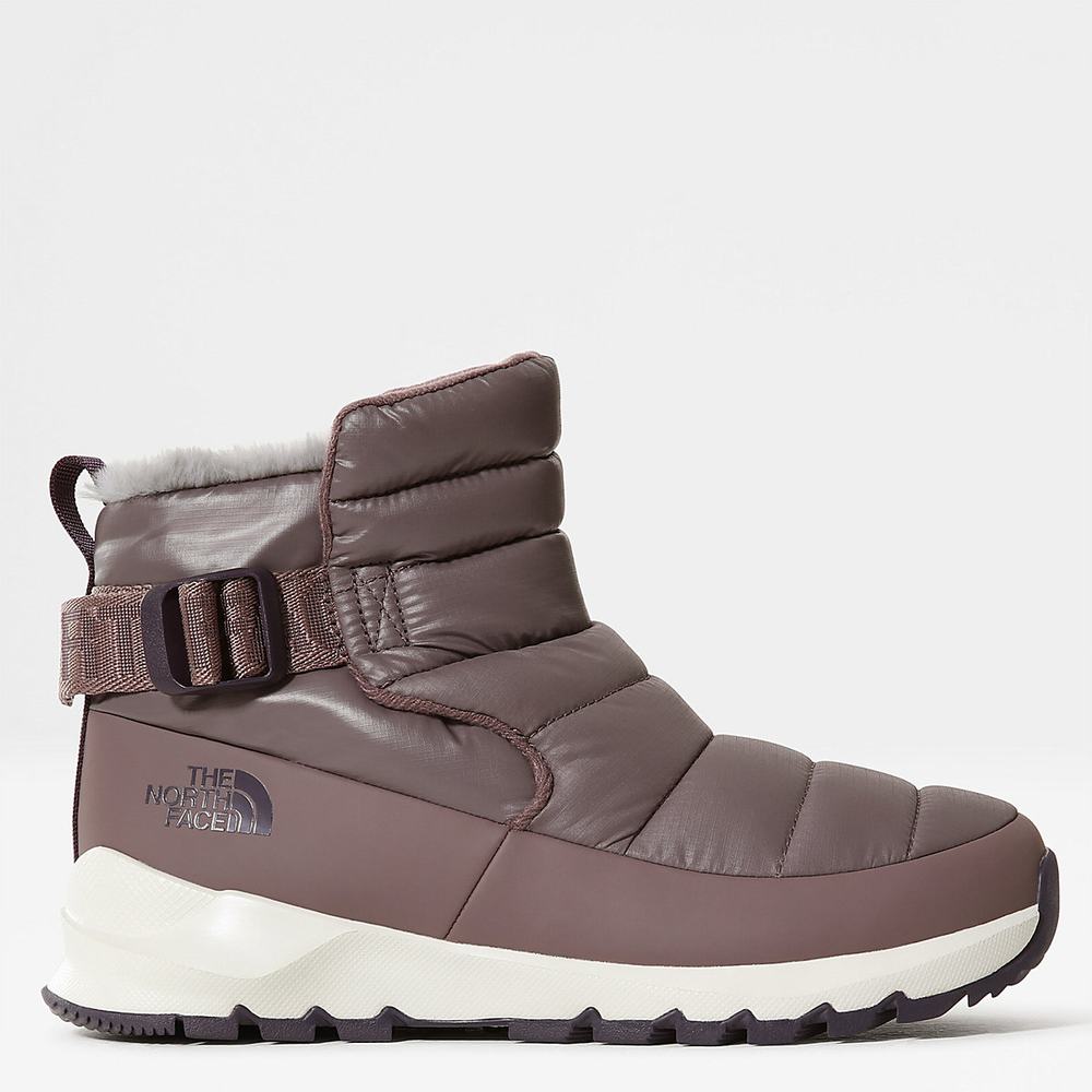 Zimne Topanky The North Face THERMOBALL™ Pull-On Damske Tmavo Siva Nachový Tmavo Nachový | SUK-872695