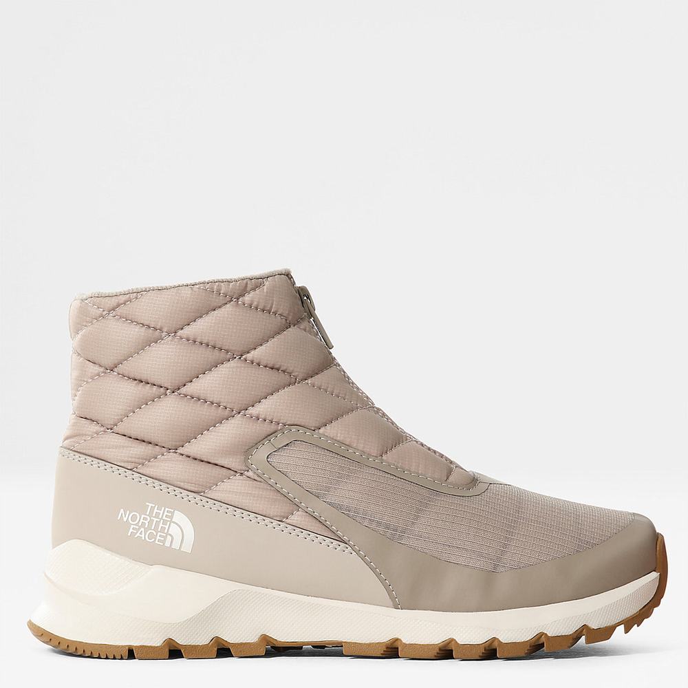 Zimne Topanky The North Face THERMOBALL™ Progressive Zip-Up Damske Biele | TMK-168324