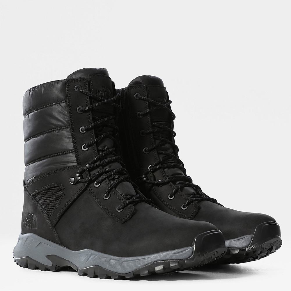 Zimne Topanky The North Face THERMOBALL™ Zip-Up Panske Čierne Siva | XMS-760198