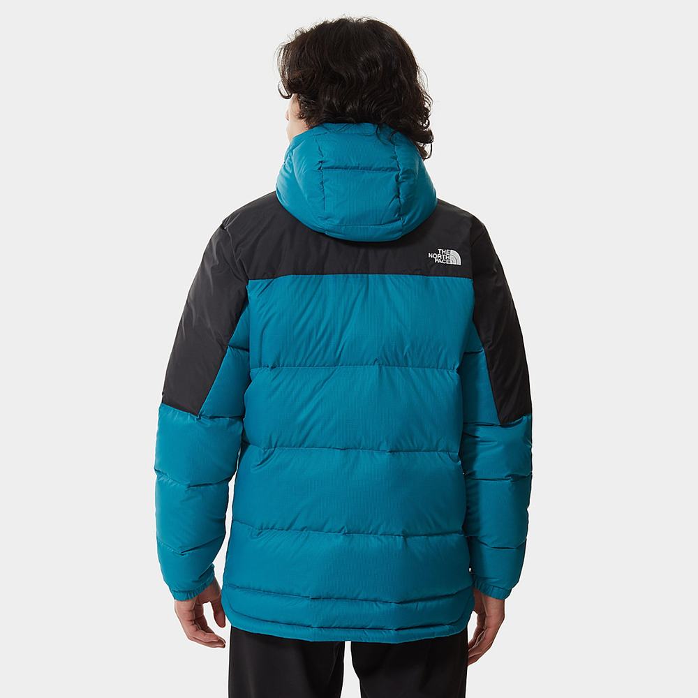 Zimní Bundy The North Face Diablo S Kapucňou Panske Modre | ICU-438527