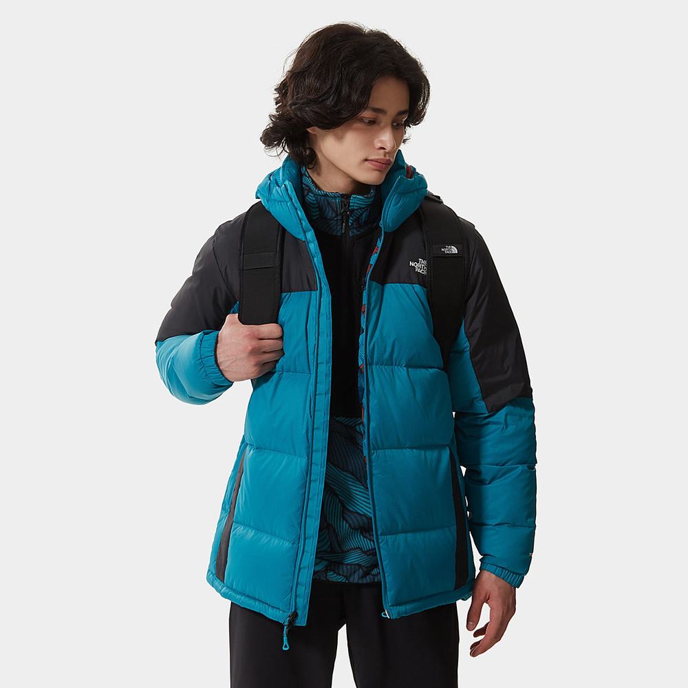 Zimní Bundy The North Face Diablo S Kapucňou Panske Modre | ICU-438527