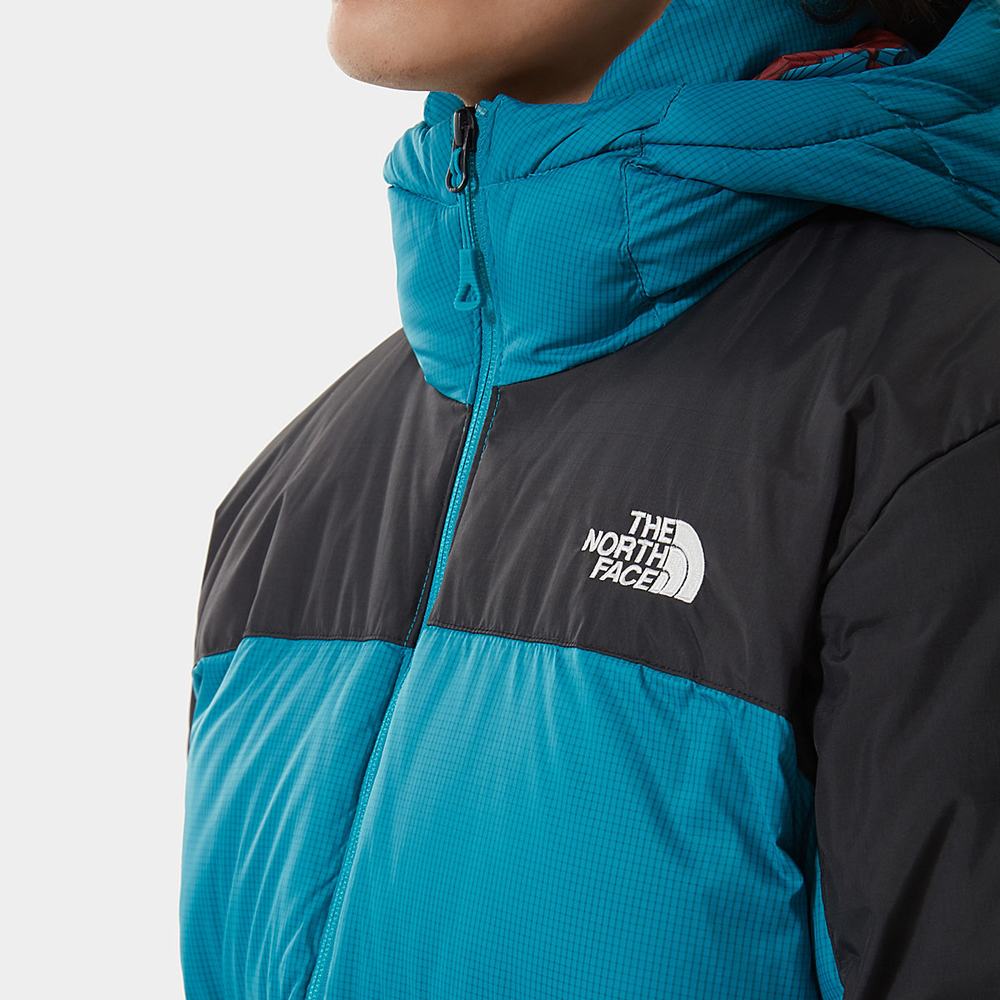 Zimní Bundy The North Face Diablo S Kapucňou Panske Modre | ICU-438527