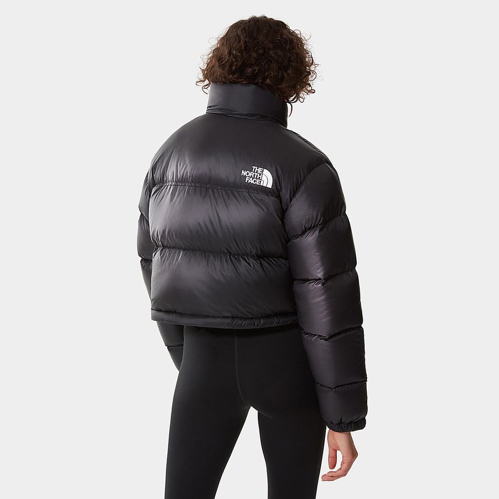 Zimní Bundy The North Face Nuptse Kratke Damske Čierne | YRC-984176
