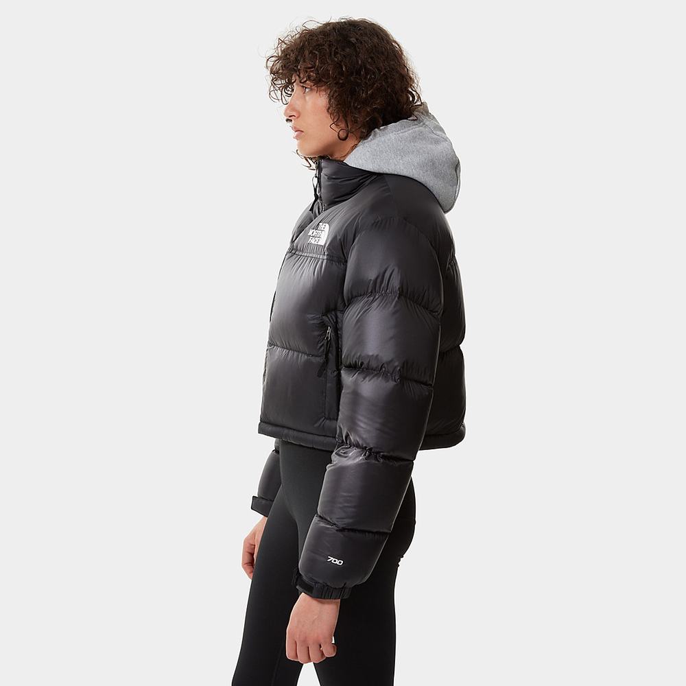 Zimní Bundy The North Face Nuptse Kratke Damske Čierne | YRC-984176