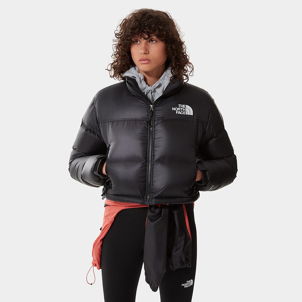 Zimní Bundy The North Face Nuptse Kratke Damske Čierne | YRC-984176