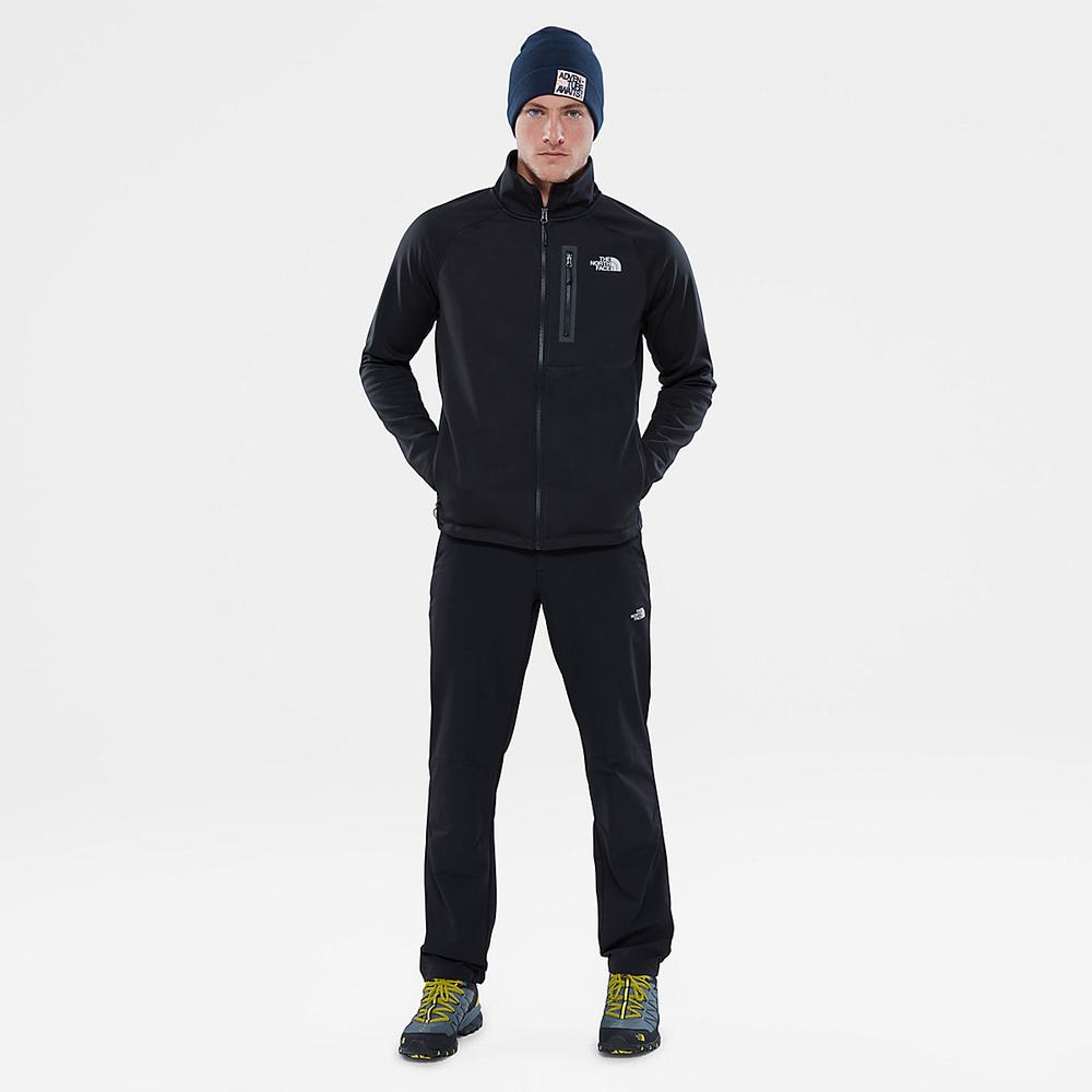 Ľahké Bundy The North Face Canyonlands Soft Shell Panske Čierne | DMA-892753