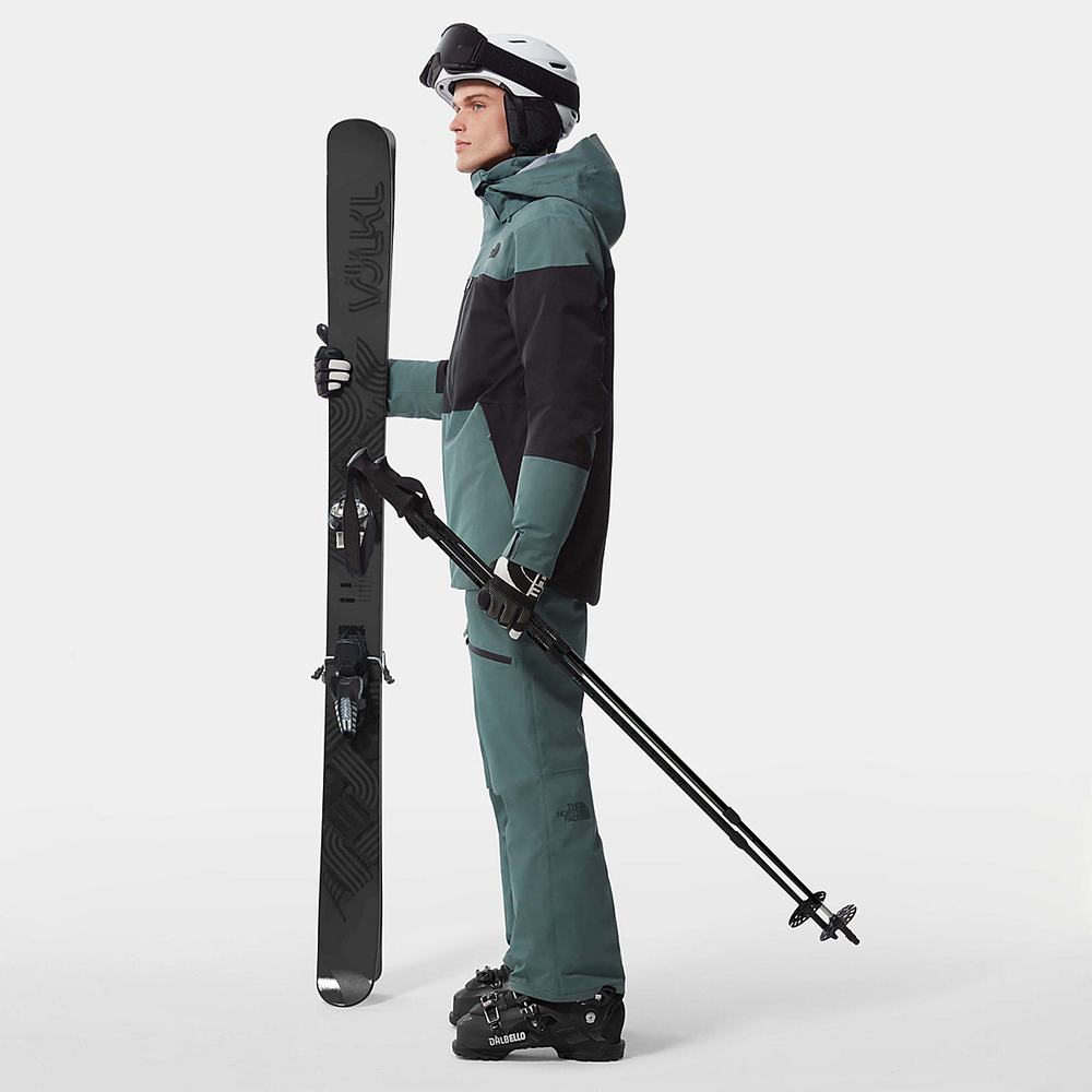 Ľahké Bundy The North Face Chakal Panske Zelene Čierne | LXD-847560