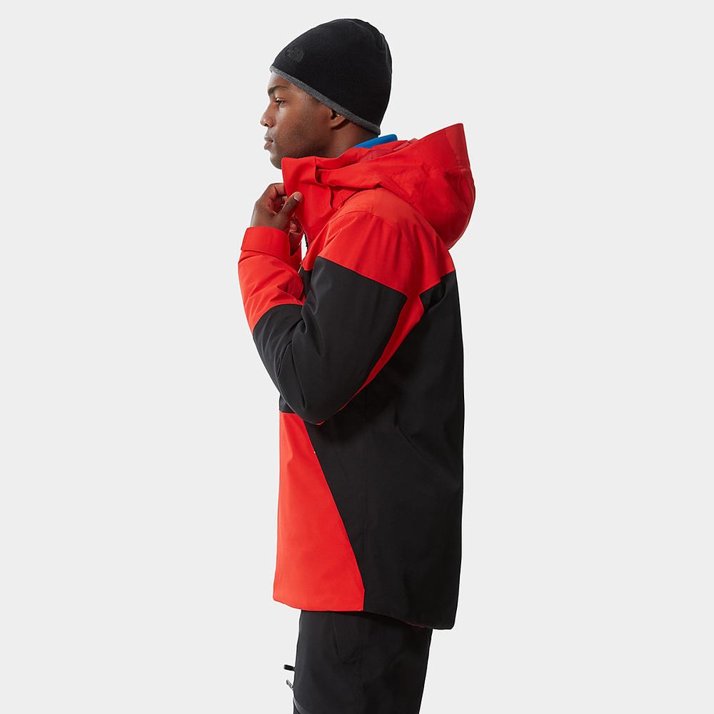 Ľahké Bundy The North Face Chakal Panske Červené Čierne | NDI-318604