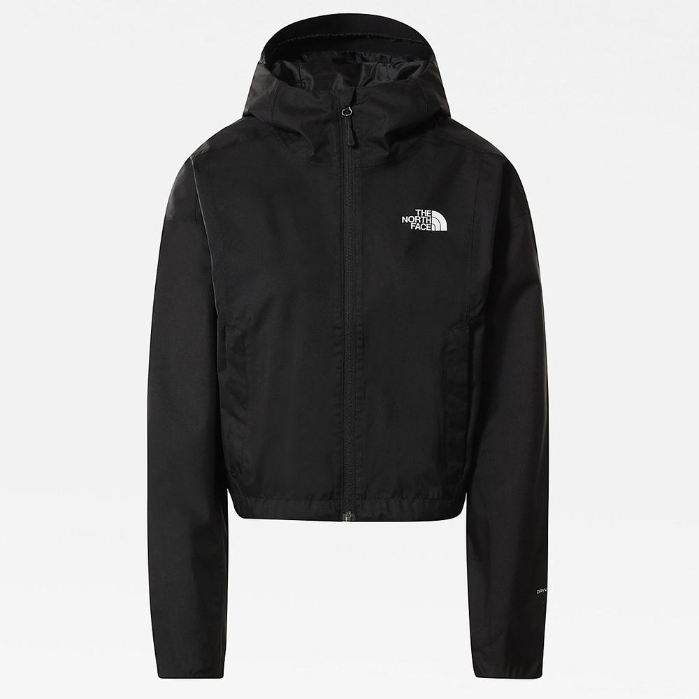Ľahké Bundy The North Face Cropped Quest Damske Čierne | IZL-173280