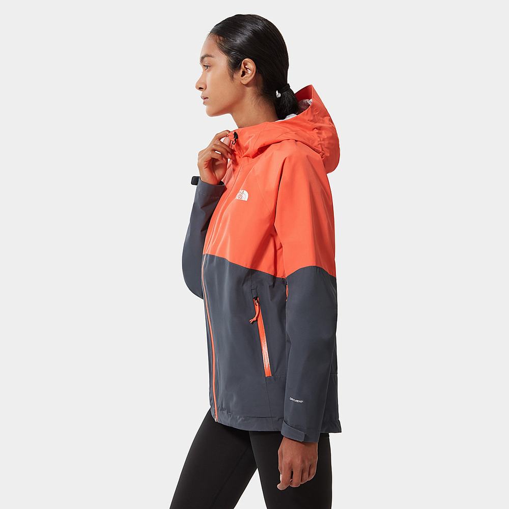 Ľahké Bundy The North Face DIABLO DYNAMIC Damske Oranžové Siva | WCD-598143