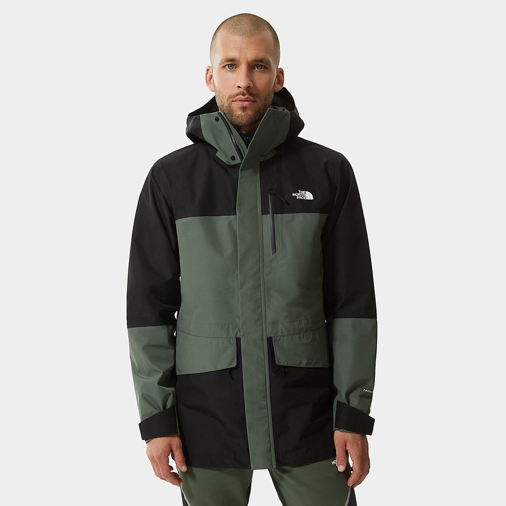 Ľahké Bundy The North Face DRYZZLE ALL-WEATHER FUTURELIGHT™ Panske Čierne | UPN-179283