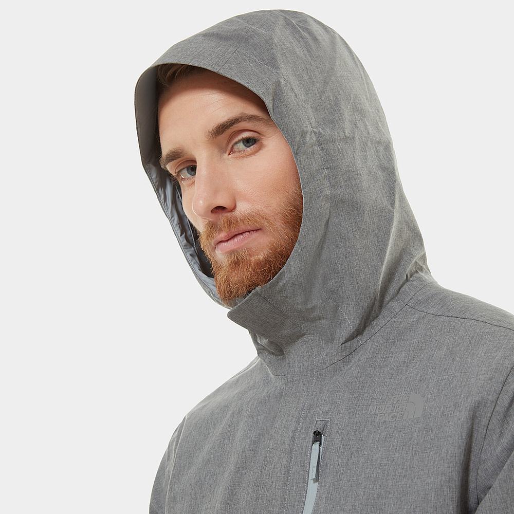 Ľahké Bundy The North Face Dryzzle FUTURELIGHT™ Panske Siva | IND-109472