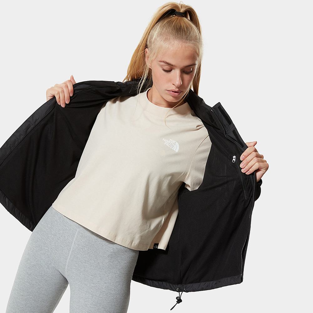 Ľahké Bundy The North Face HYDRENALINE WIND Damske Čierne | OHD-340827