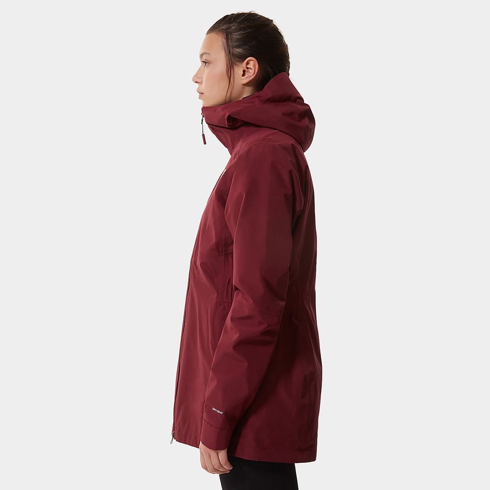Ľahké Bundy The North Face Hikesteller Parka Shell Damske Červené | ZOI-743618