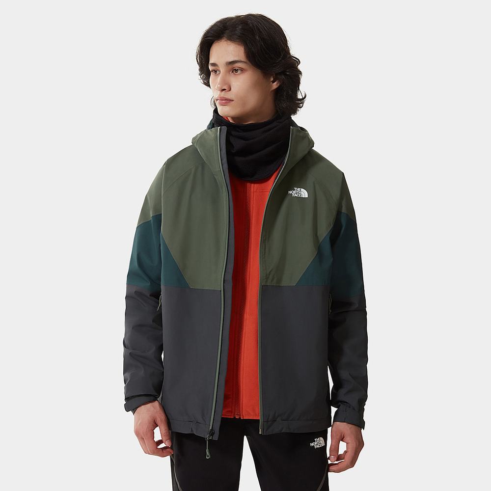 Ľahké Bundy The North Face LIGHTNING Panske Tmavo Siva Olivovo Zelená Zelene | ACV-926185