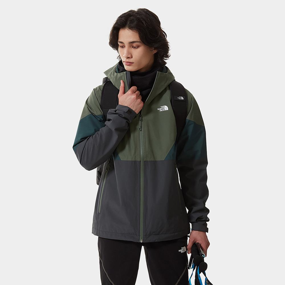 Ľahké Bundy The North Face LIGHTNING Panske Tmavo Siva Olivovo Zelená Zelene | ACV-926185