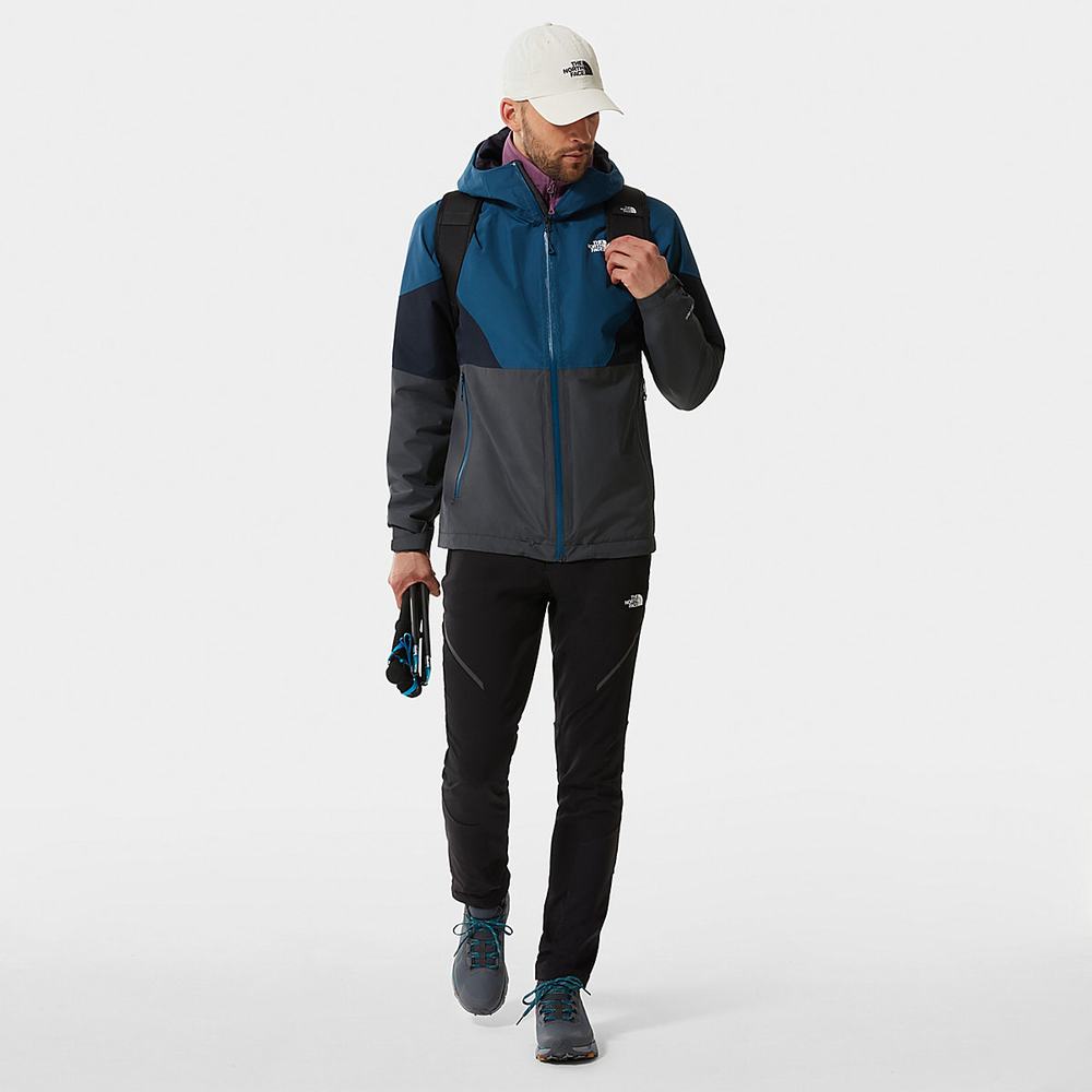 Ľahké Bundy The North Face LIGHTNING Panske Siva Modre Námornícka Modrá | TYS-928360