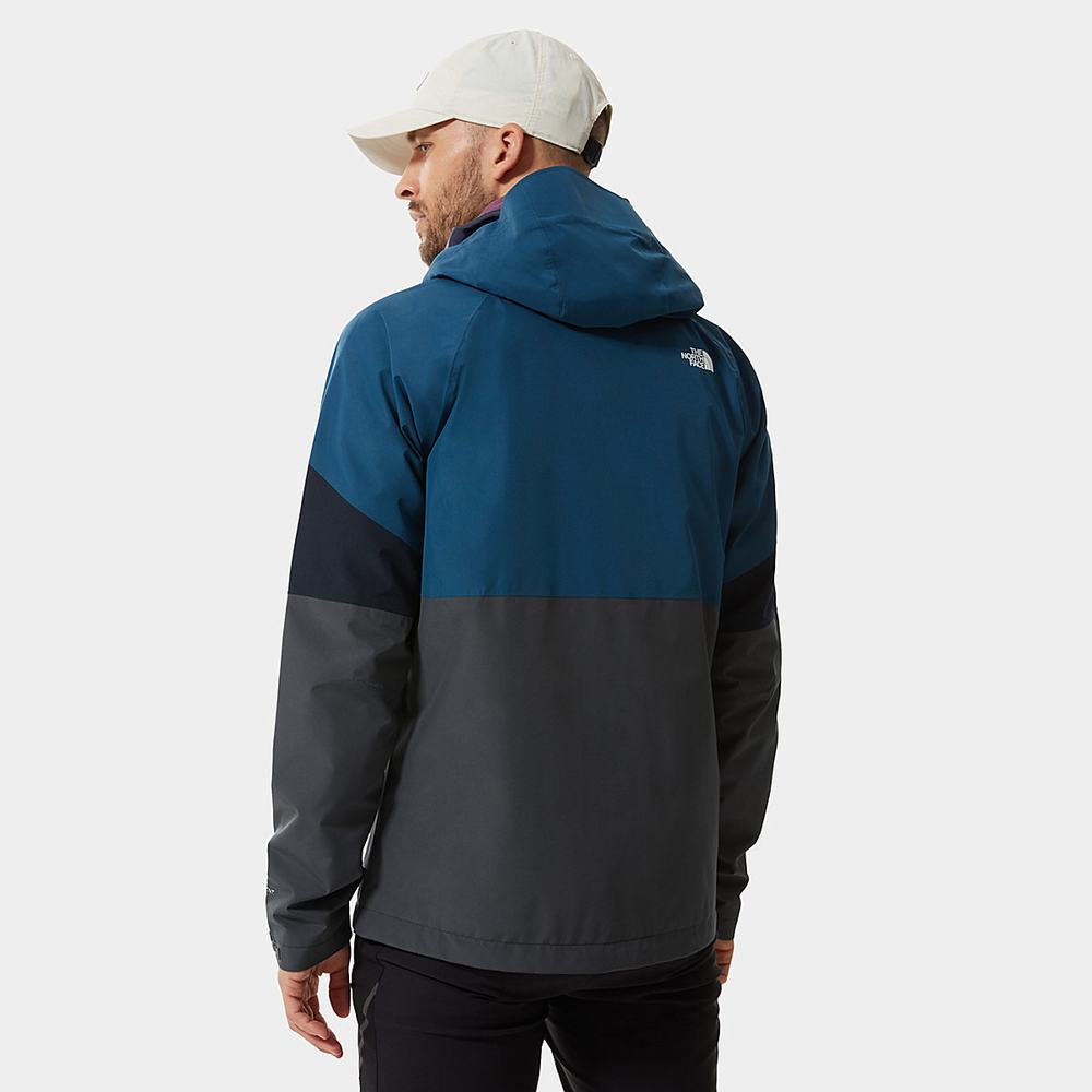 Ľahké Bundy The North Face LIGHTNING Panske Siva Modre Námornícka Modrá | TYS-928360