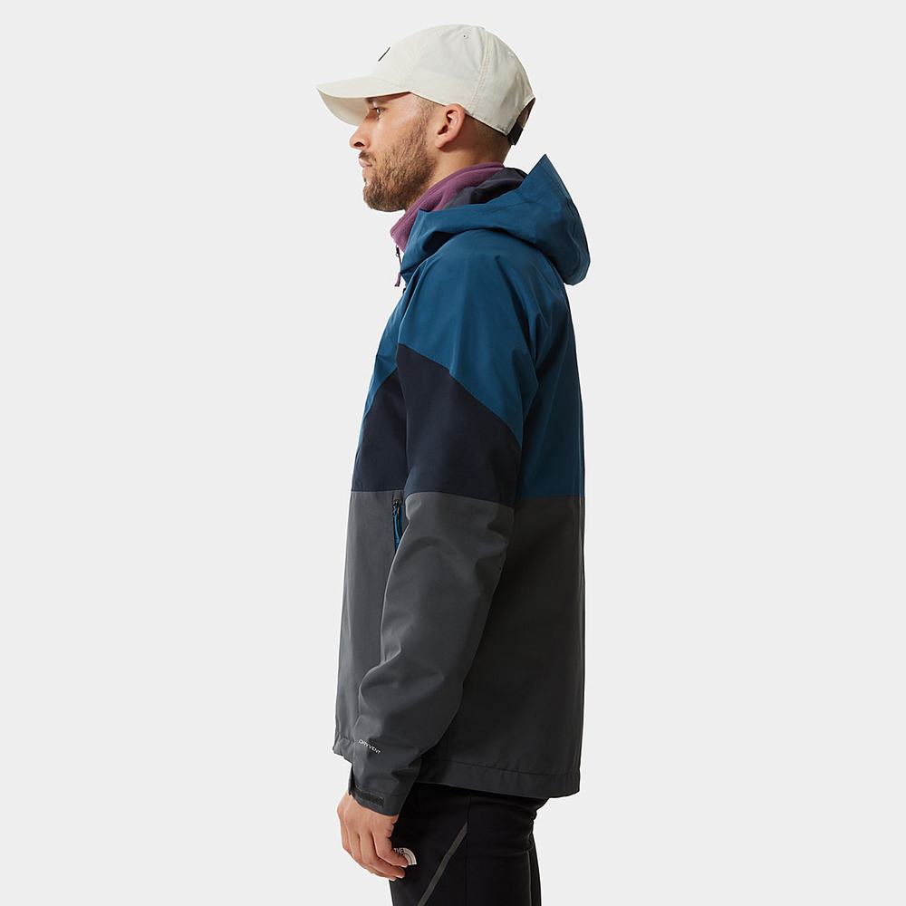 Ľahké Bundy The North Face LIGHTNING Panske Siva Modre Námornícka Modrá | TYS-928360