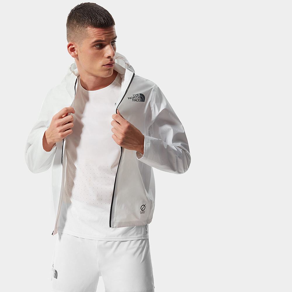 Ľahké Bundy The North Face LIGHTRISER FUTURELIGHT™ Panske Biele | HZK-631092