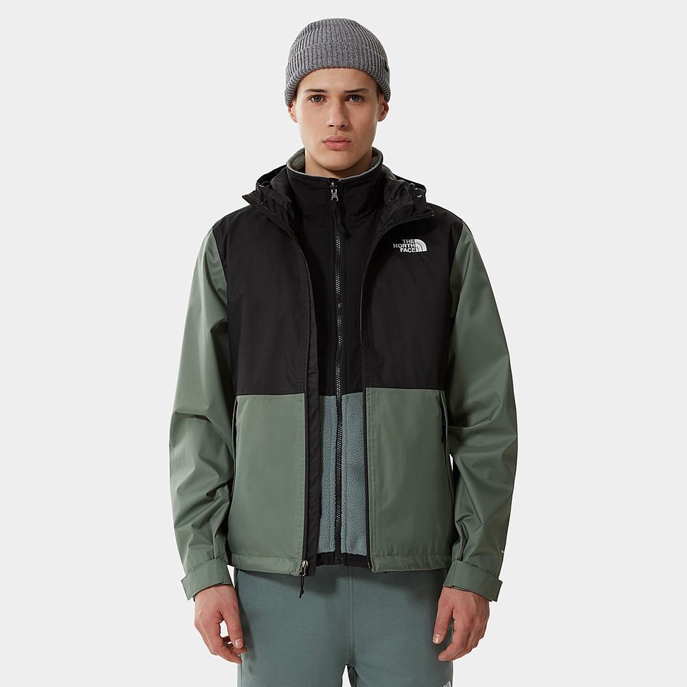 Ľahké Bundy The North Face MILLERTON Panske Čierne Zelene | UJG-032964