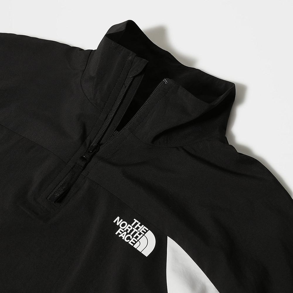 Ľahké Bundy The North Face MOUNTAIN ATHLETICS WIND Damske Čierne Biele | CHU-958701