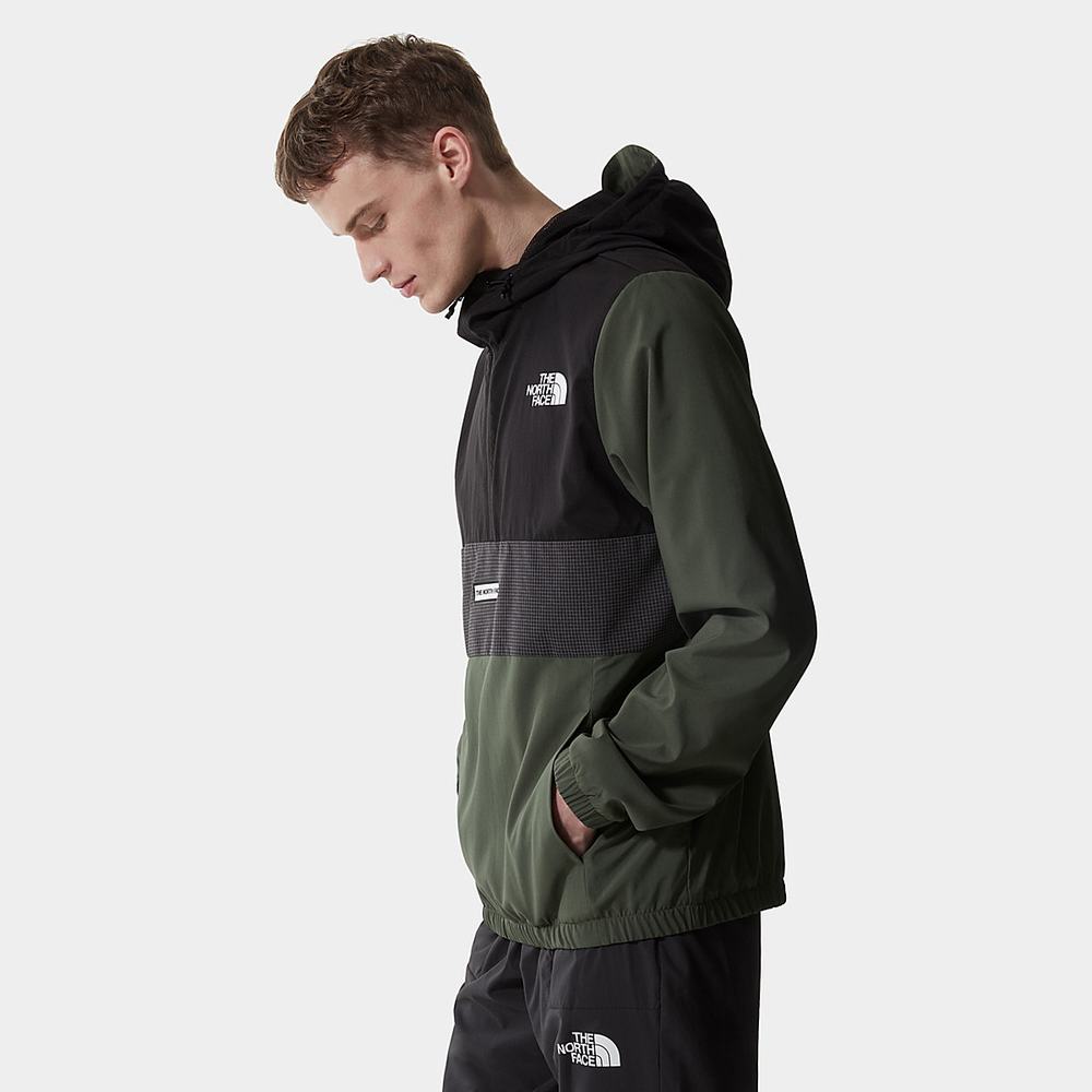 Ľahké Bundy The North Face Mountain Athletics Vietor Anorak Panske Olivovo Zelená Zelene | OFX-148029