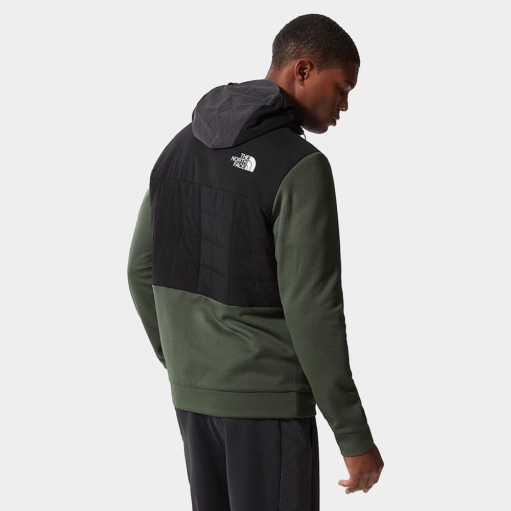 Ľahké Bundy The North Face Mountain Athletics Hybrid Insulated Fleece Panske Olivovo Zelená Zelene | XYM-582490