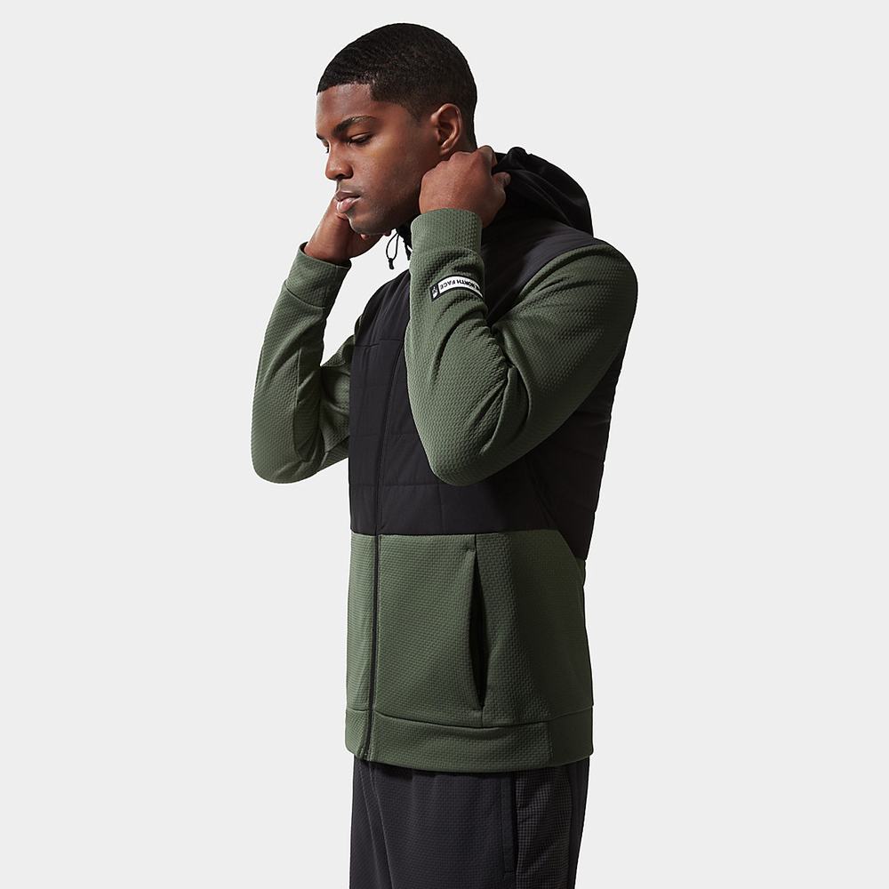 Ľahké Bundy The North Face Mountain Athletics Hybrid Insulated Fleece Panske Olivovo Zelená Zelene | XYM-582490