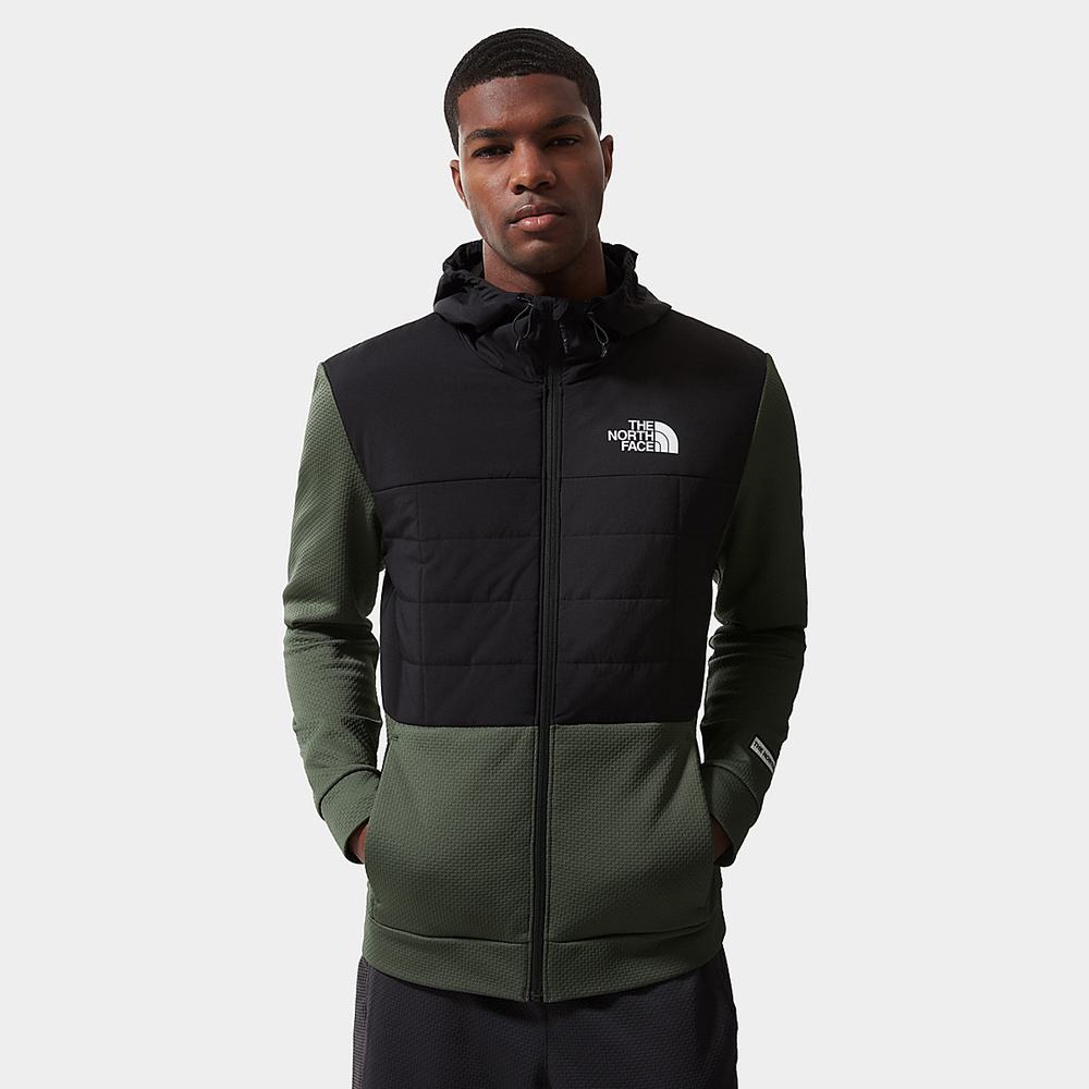 Ľahké Bundy The North Face Mountain Athletics Hybrid Insulated Fleece Panske Olivovo Zelená Zelene | XYM-582490
