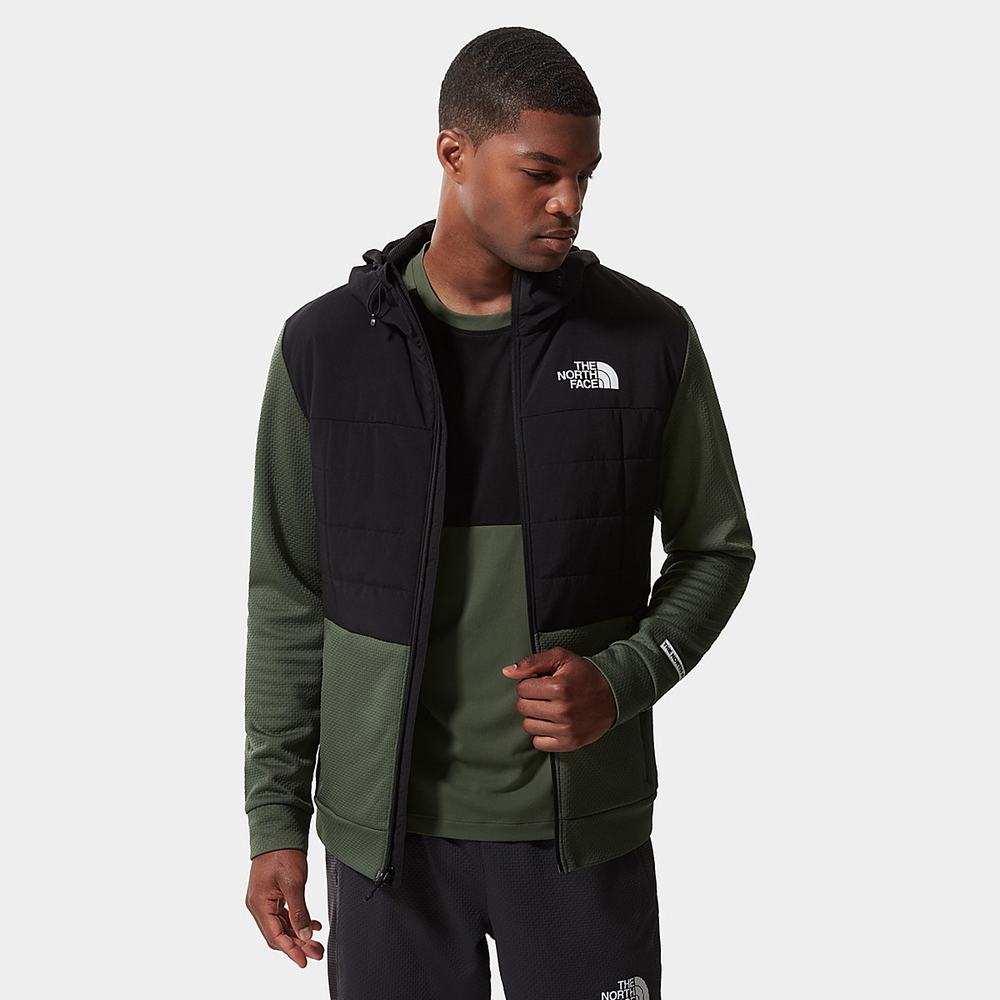 Ľahké Bundy The North Face Mountain Athletics Hybrid Insulated Fleece Panske Olivovo Zelená Zelene | XYM-582490