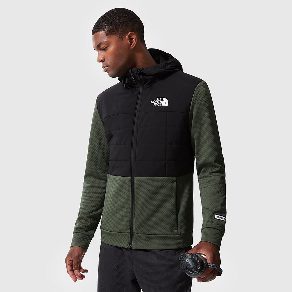 Ľahké Bundy The North Face Mountain Athletics Hybrid Insulated Fleece Panske Olivovo Zelená Zelene | XYM-582490