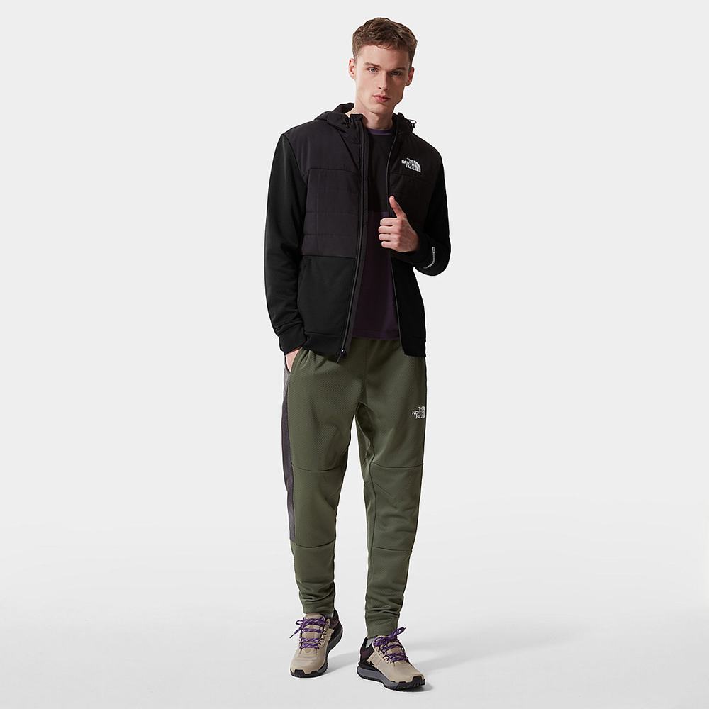 Ľahké Bundy The North Face Mountain Athletics Hybrid Insulated Fleece Panske Čierne | YLH-019283