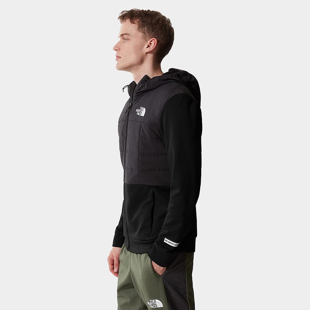 Ľahké Bundy The North Face Mountain Athletics Hybrid Insulated Fleece Panske Čierne | YLH-019283