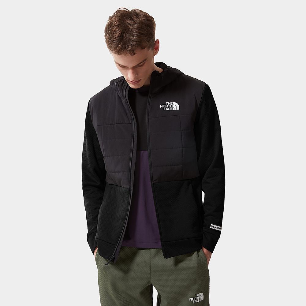 Ľahké Bundy The North Face Mountain Athletics Hybrid Insulated Fleece Panske Čierne | YLH-019283
