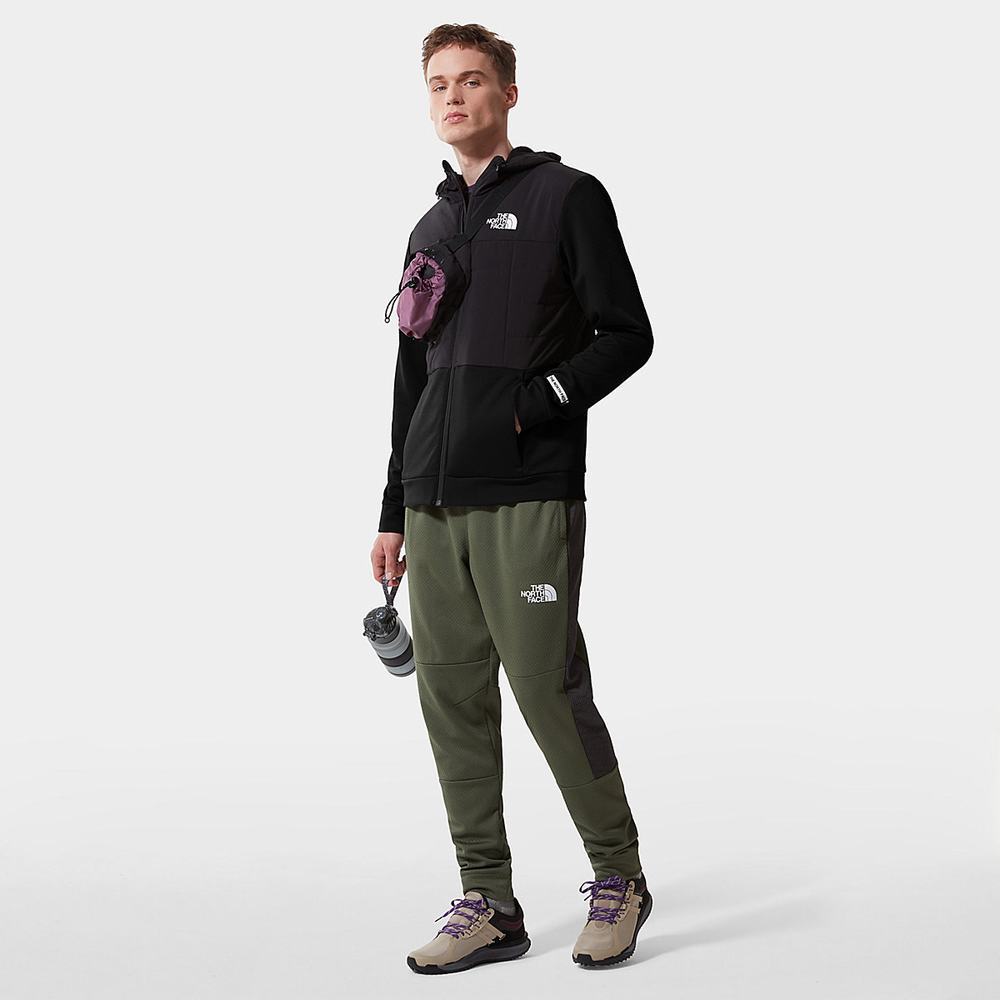 Ľahké Bundy The North Face Mountain Athletics Hybrid Insulated Fleece Panske Čierne | YLH-019283