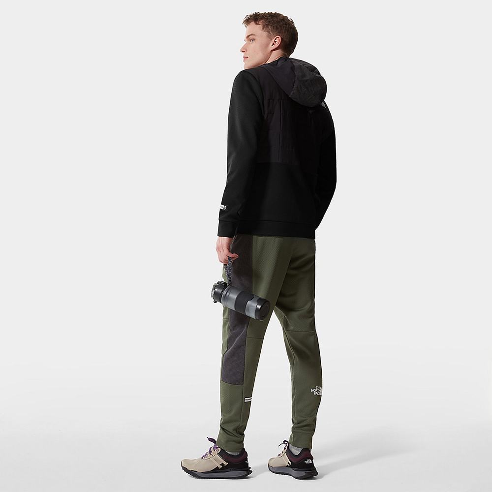 Ľahké Bundy The North Face Mountain Athletics Hybrid Insulated Fleece Panske Čierne | YLH-019283