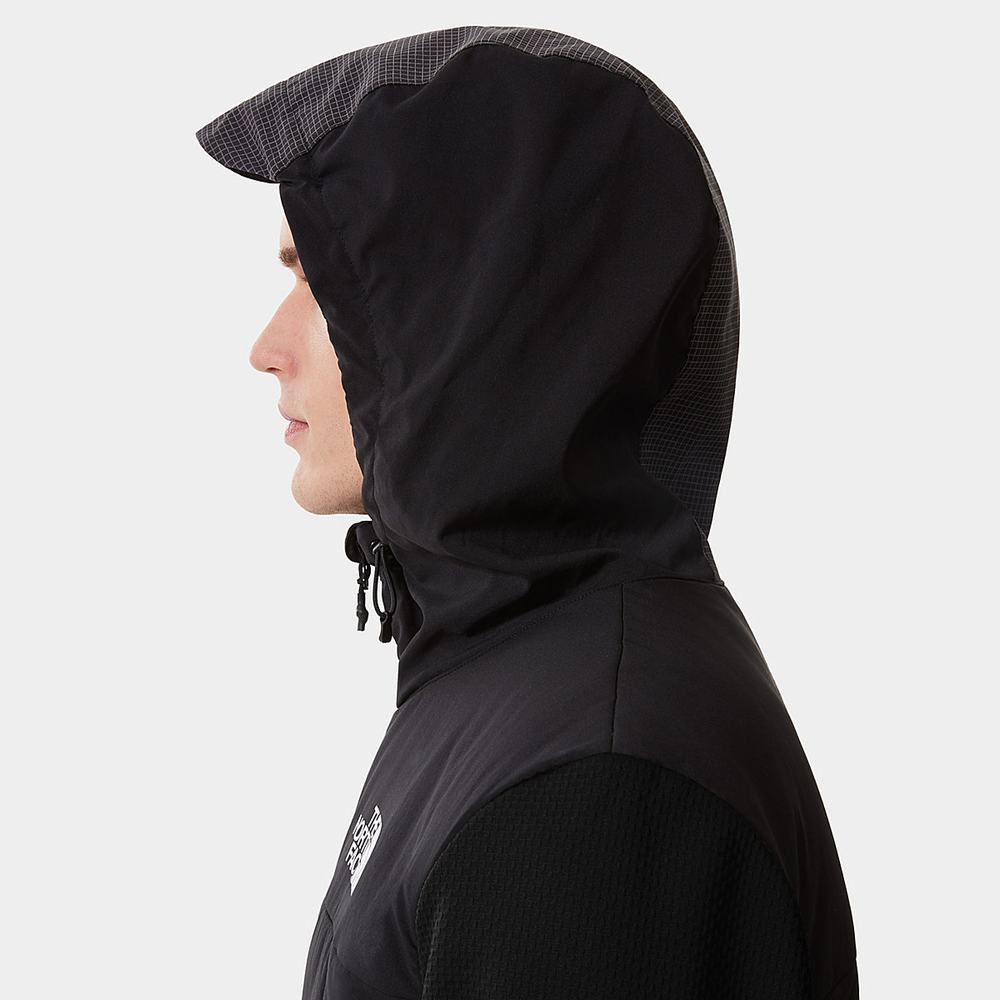 Ľahké Bundy The North Face Mountain Athletics Hybrid Insulated Fleece Panske Čierne | YLH-019283
