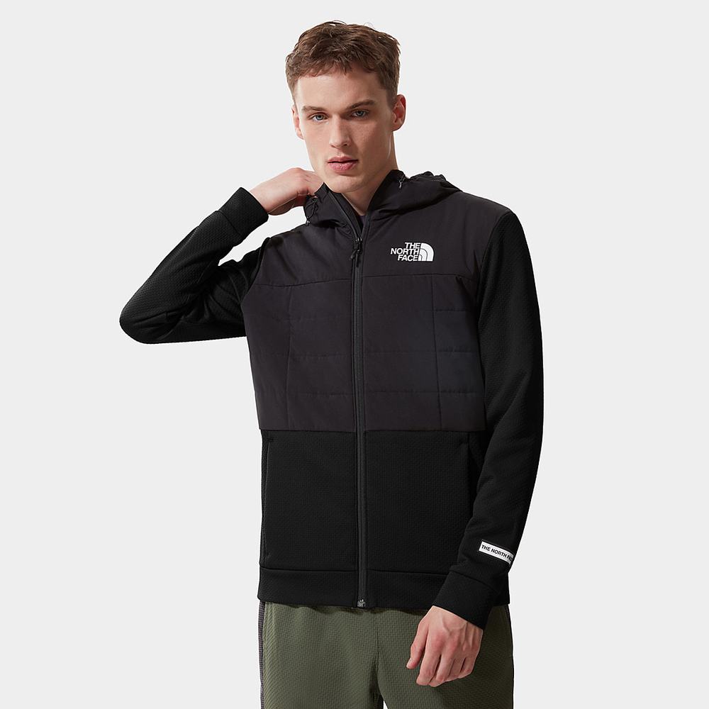 Ľahké Bundy The North Face Mountain Athletics Hybrid Insulated Fleece Panske Čierne | YLH-019283